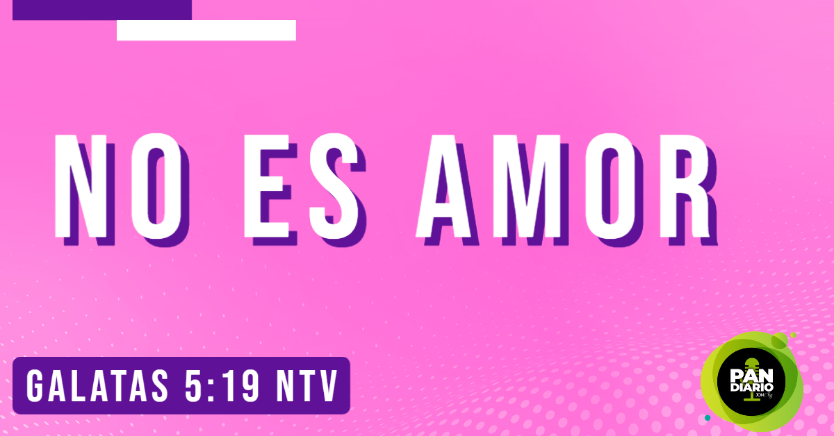 NO ES AMOR