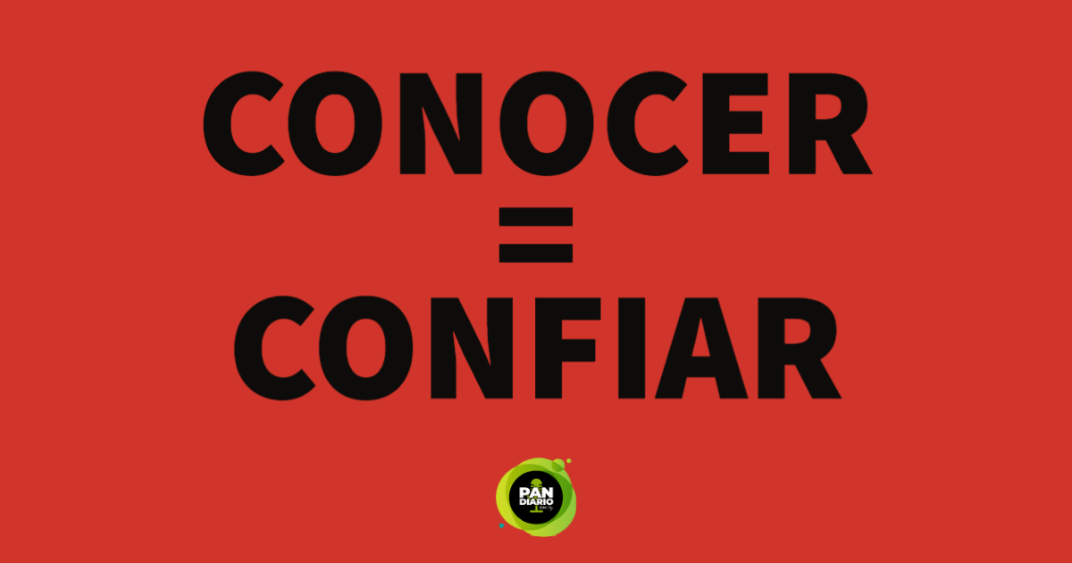 CONOCER = CONFIAR