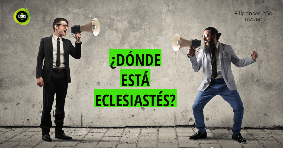 ¿DÓNDE ESTÁ ECLESIASTÉS?